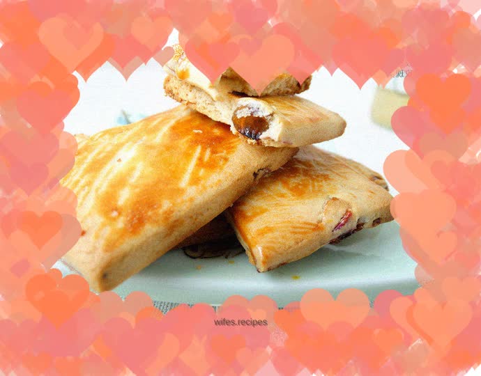 Grape egg yolk rose milk crispy cake