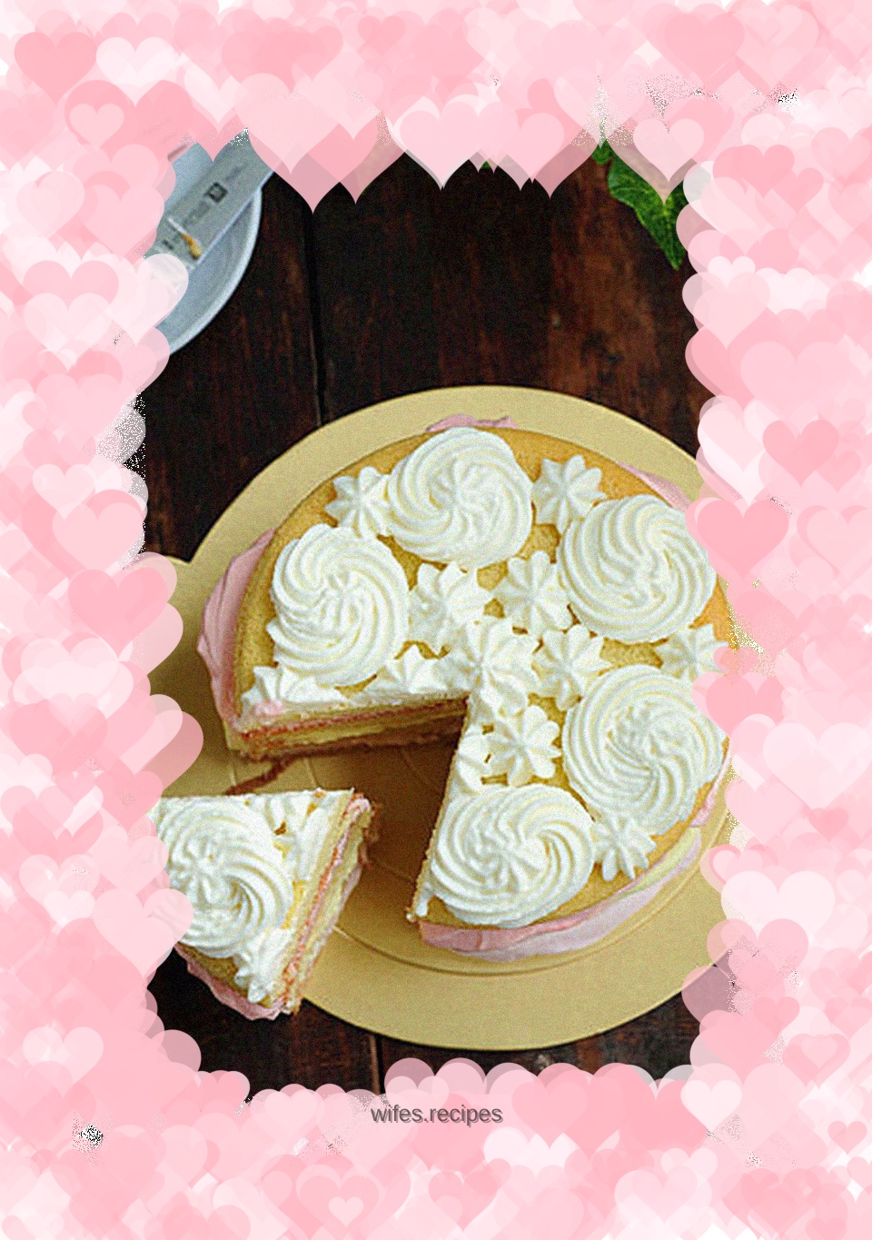 Light Cream Naked Cake