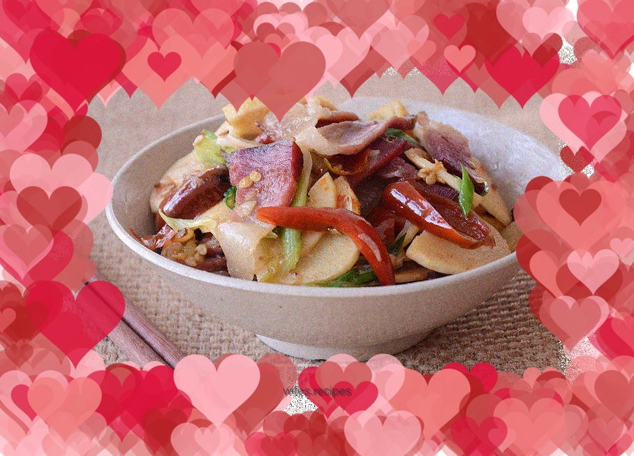 Stir-fried bacon with winter bamboo shoots~Brother Shan came to the cooking class