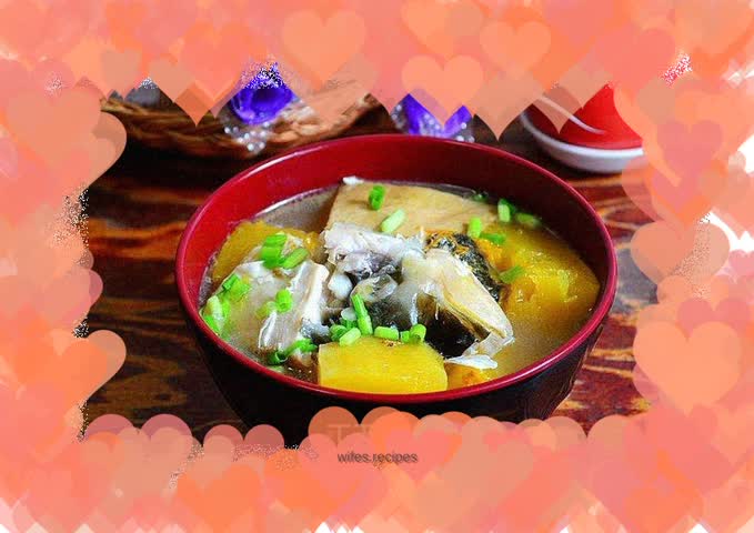 Pumpkin Silver Carp Head