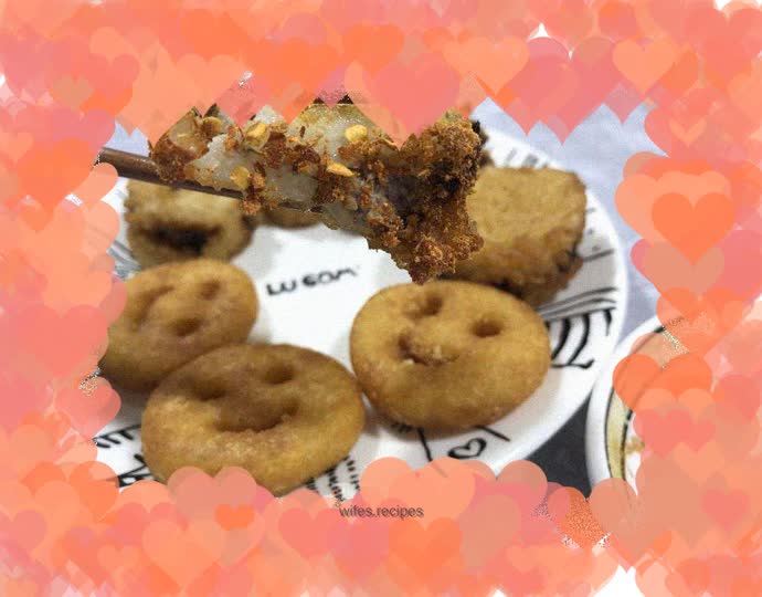 Fried glutinous rice patties