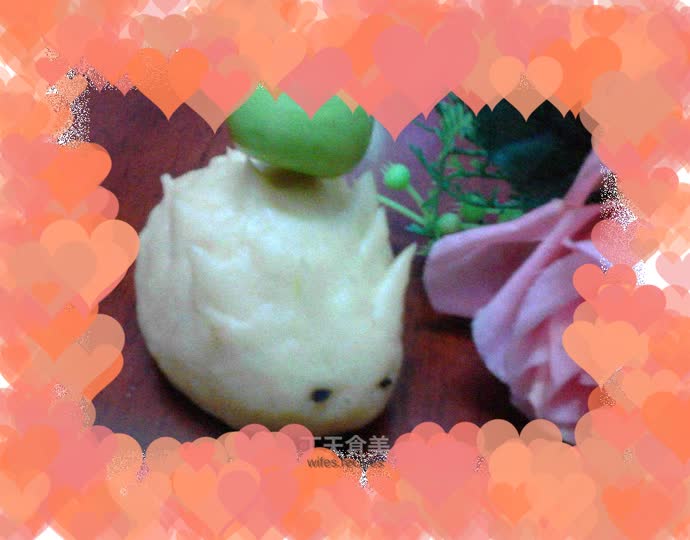 Peeled and cooked sweet potatoes