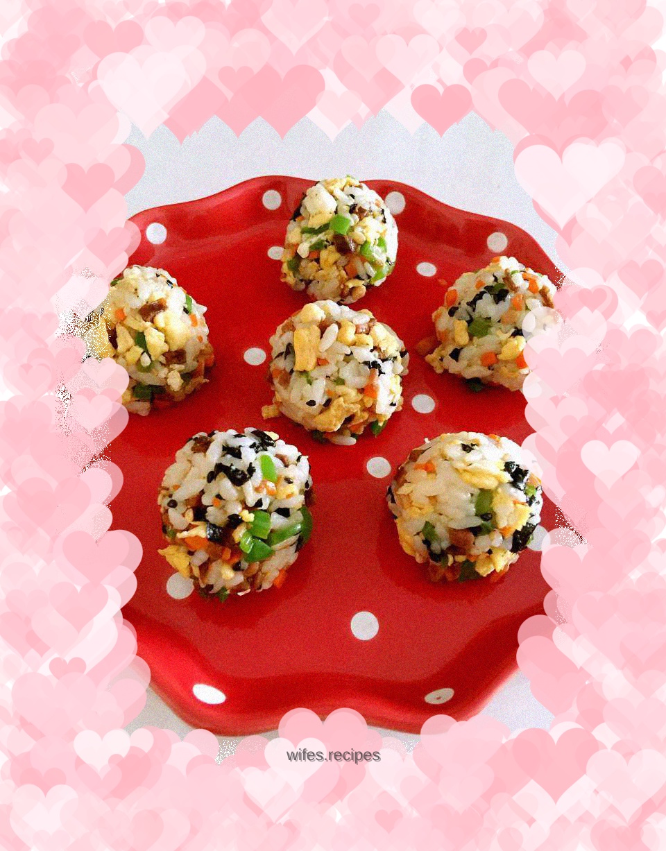 Cute rice balls