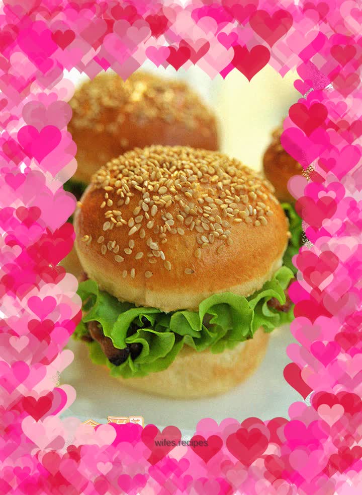 【Delicious and beautiful chicken burger】