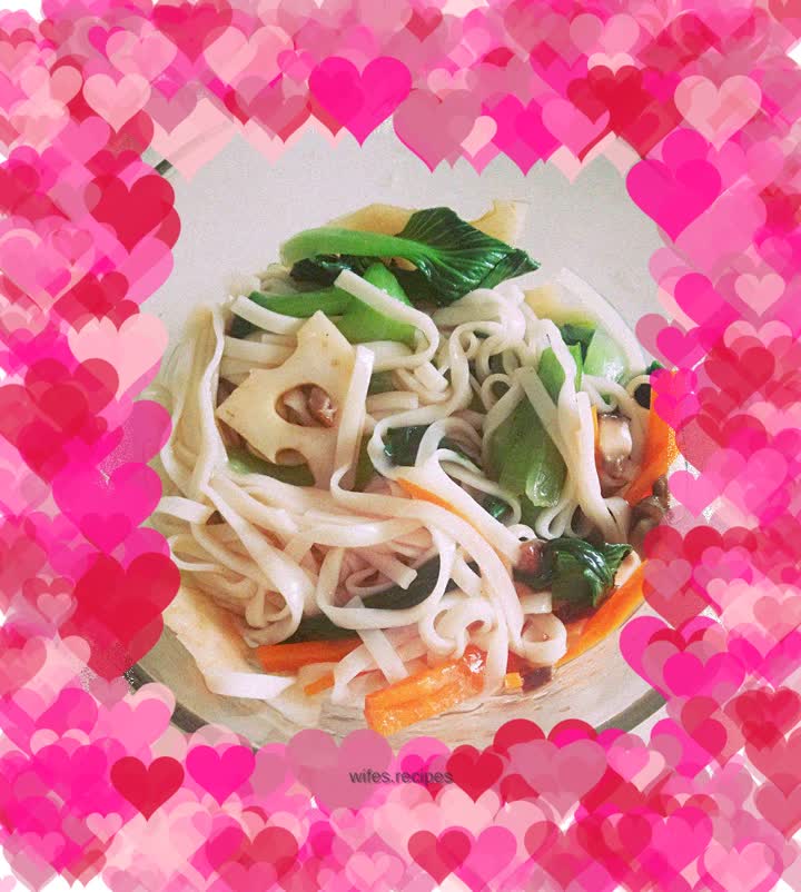 Braised noodles with tomato juice