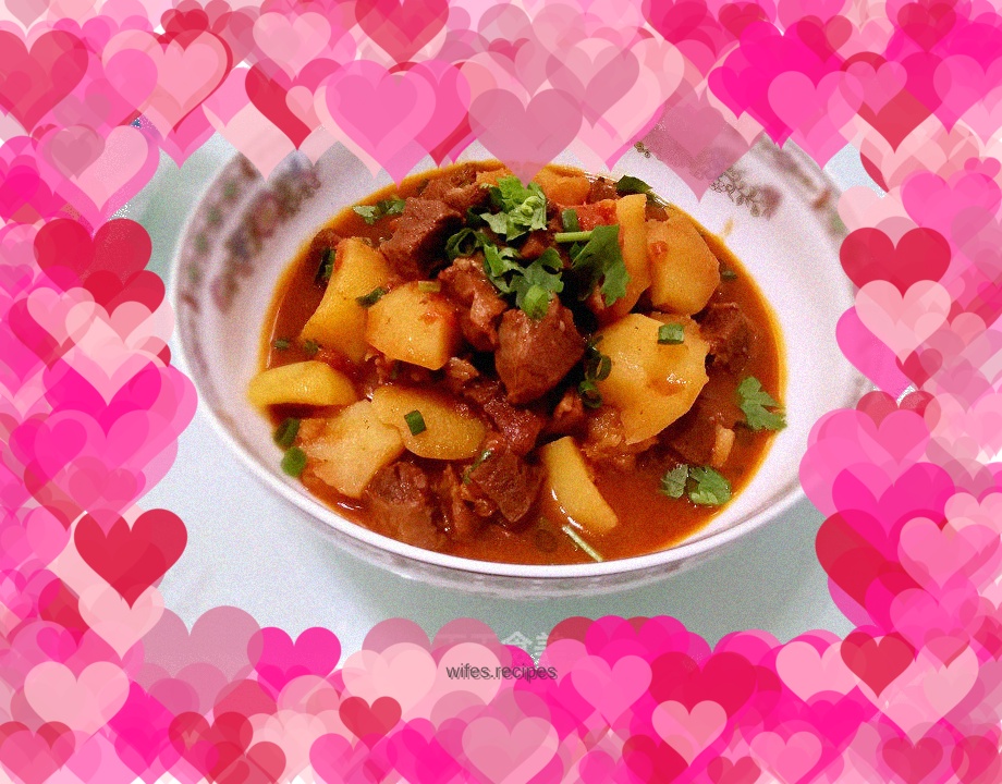 Lamb, Potato and Persimmon Stew