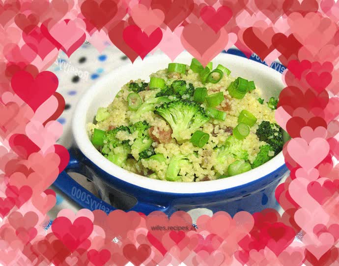 Broccoli and Corn Chops Couscous