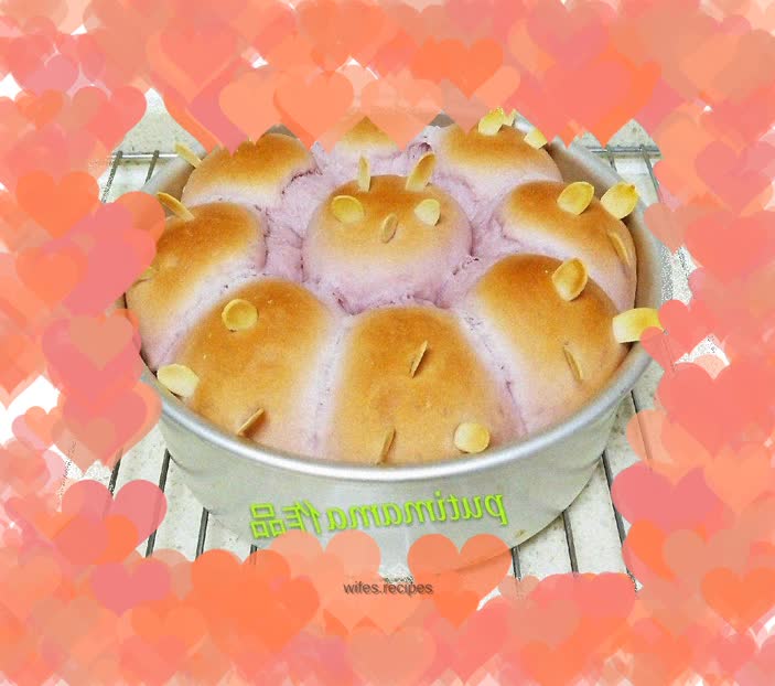 Purple sweet potato soft bread