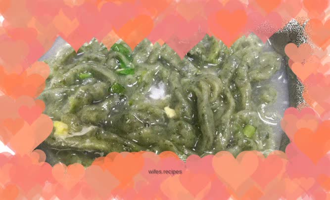 Super Simple Spinach Noodles