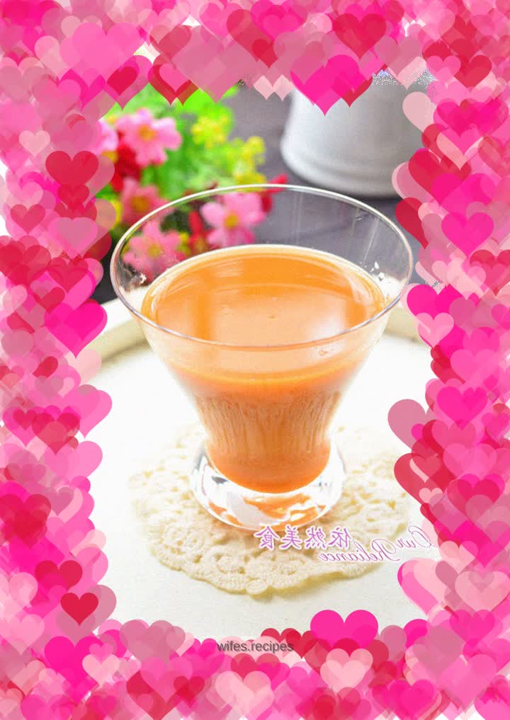 Bitter and cool for summer-carrot and bitter melon juice