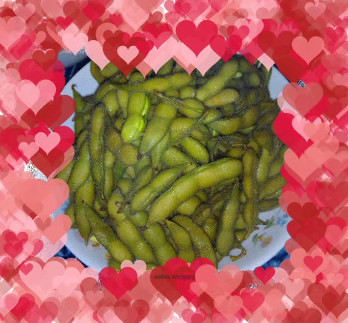 Spiced edamame