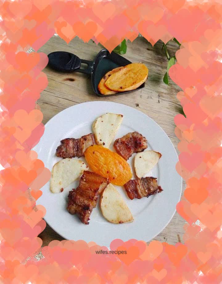 BBQ Grilled Bamboo Shoots and Pork Belly