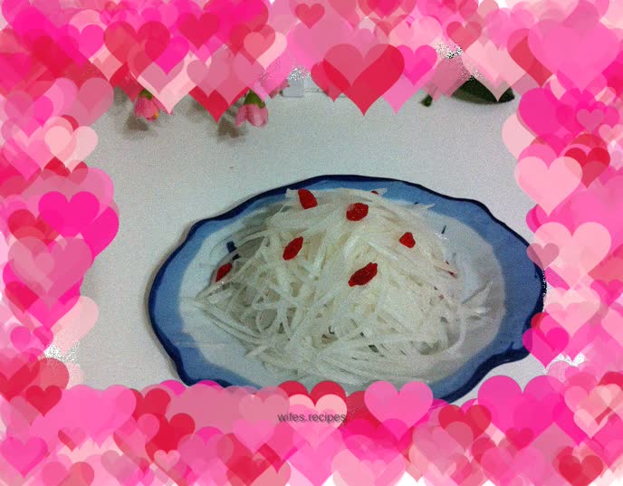 Cold white radish