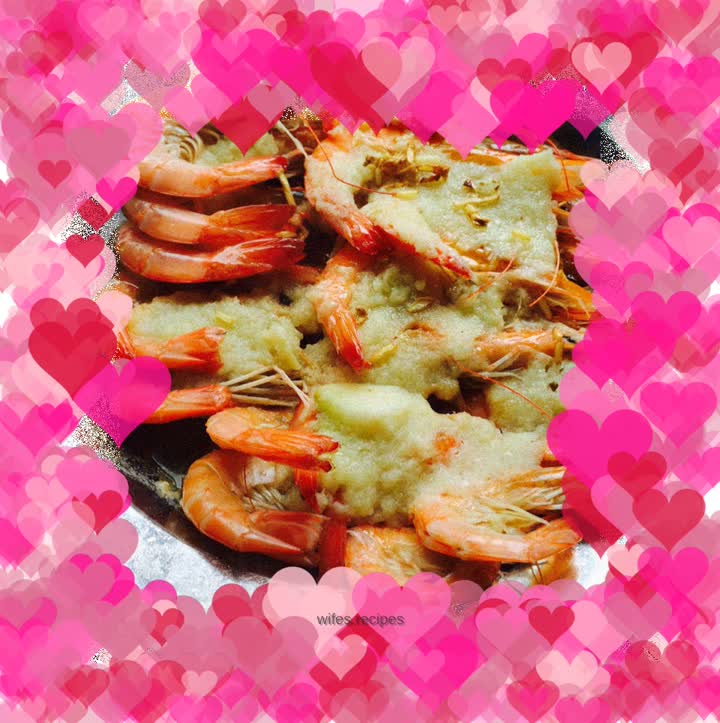 Steamed Shrimp with Garlic Sauce