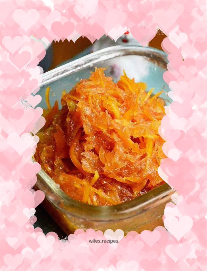 Orange peel and grapefruit sauce