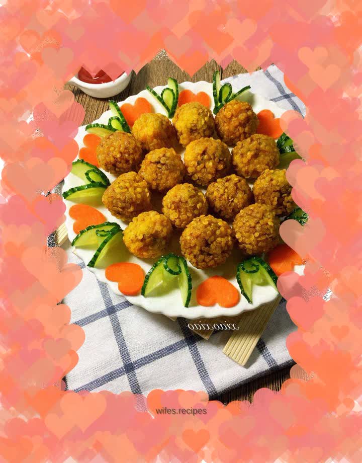 Crispy meatballs