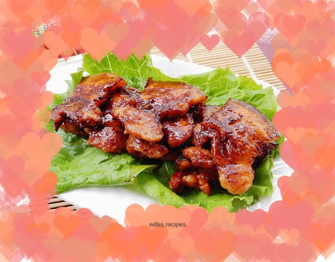 Pan-fried pork belly