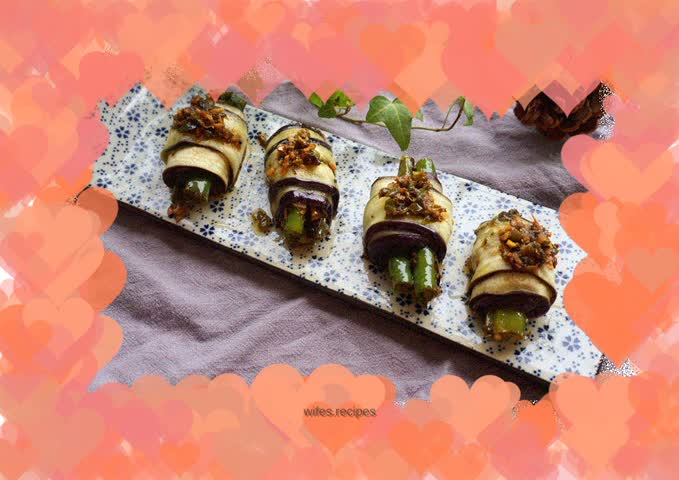 Roasted pepper and eggplant