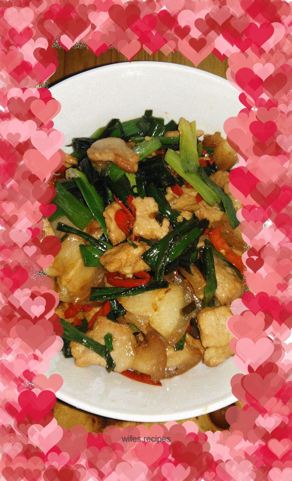 Fried pork with garlic