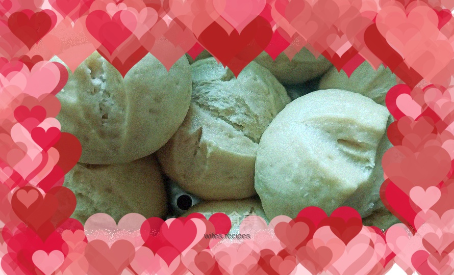 Flowering steamed buns (light version)