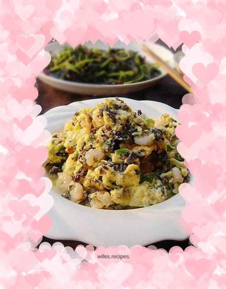 Give your child comprehensive nutrition-----Agaric fungus, shrimp and egg