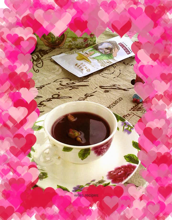 Roselle rose tea