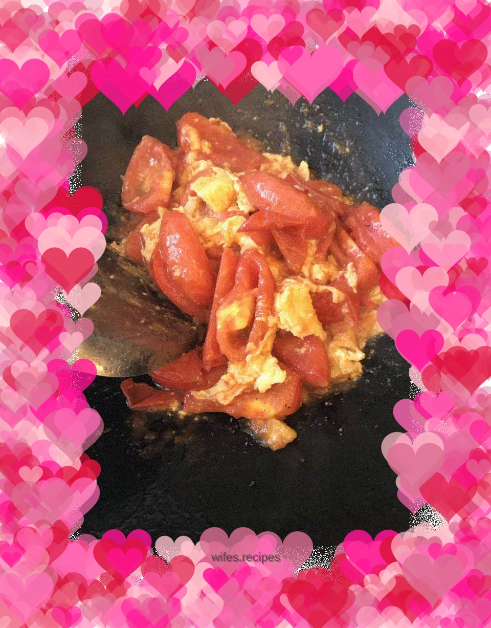 Tomato scrambled eggs