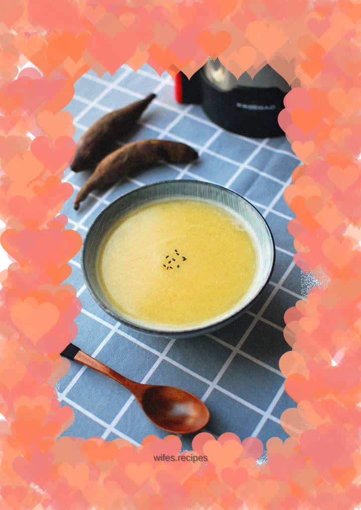 Sweet potato rice paste