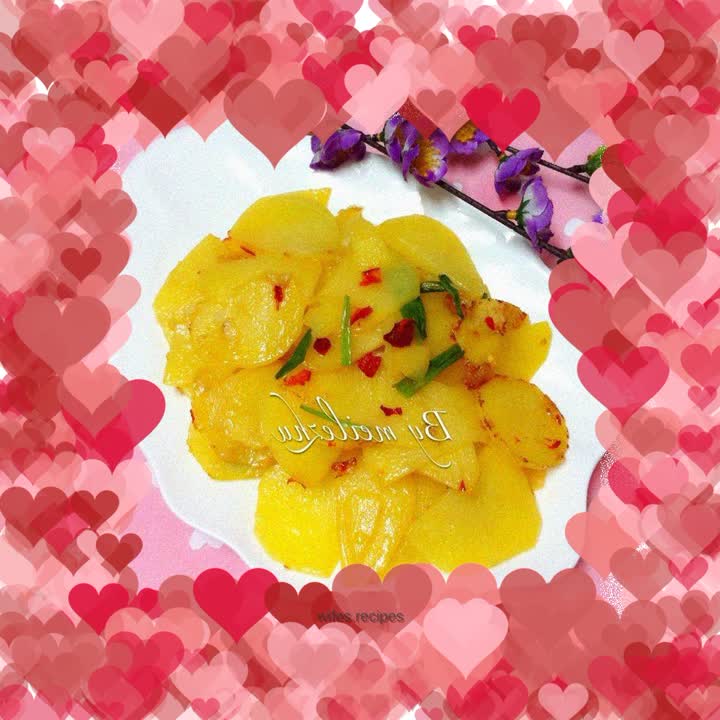 Chopped pepper potatoes