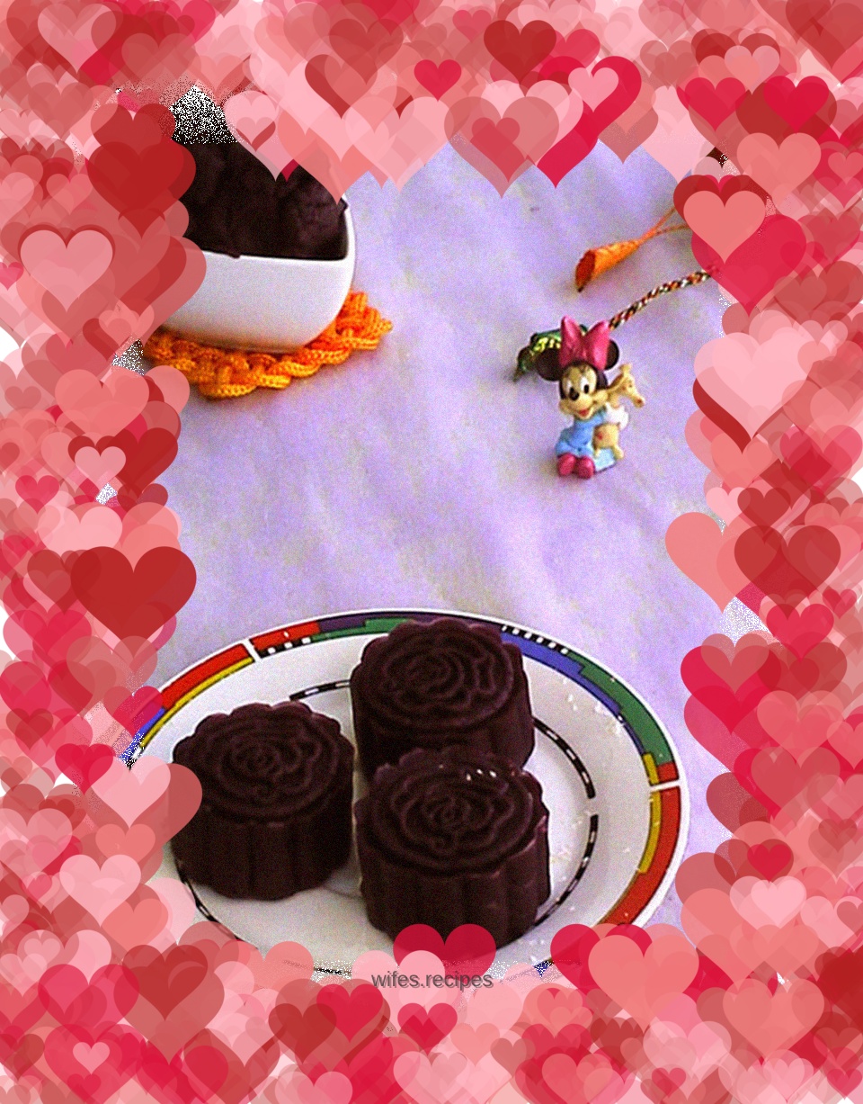 Purple potato bean paste filling