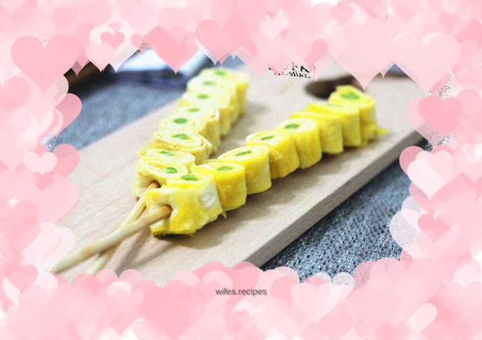 Asparagus Egg Roll Lollipops