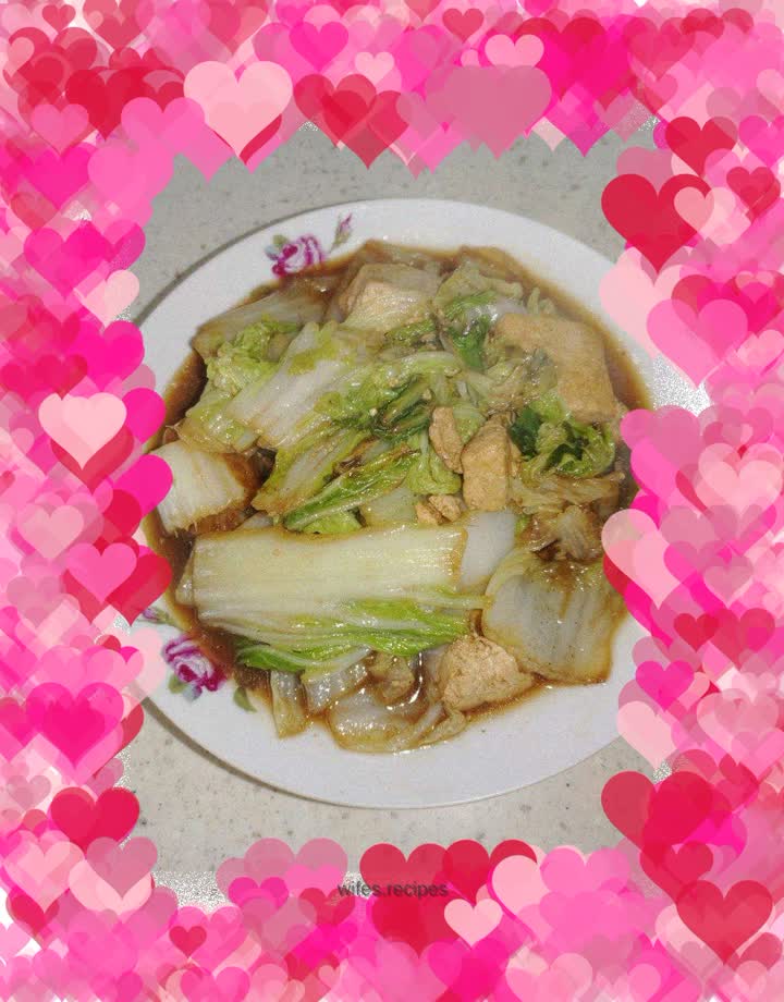 Braised Frozen Tofu with Cabbage