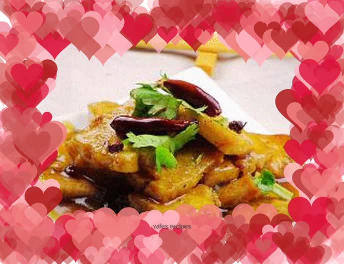 Spicy tofu with spicy sauce