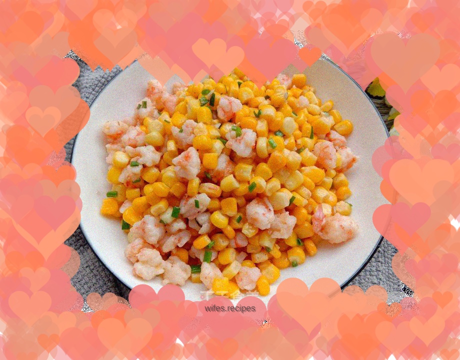 Corn and shrimp pellets