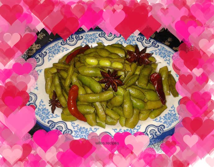 Spiced edamame