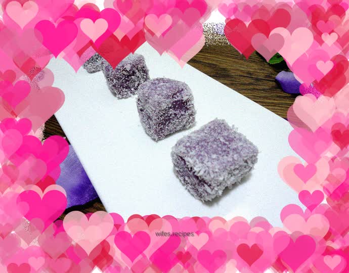 Purple Sweet Potato Cold Cake