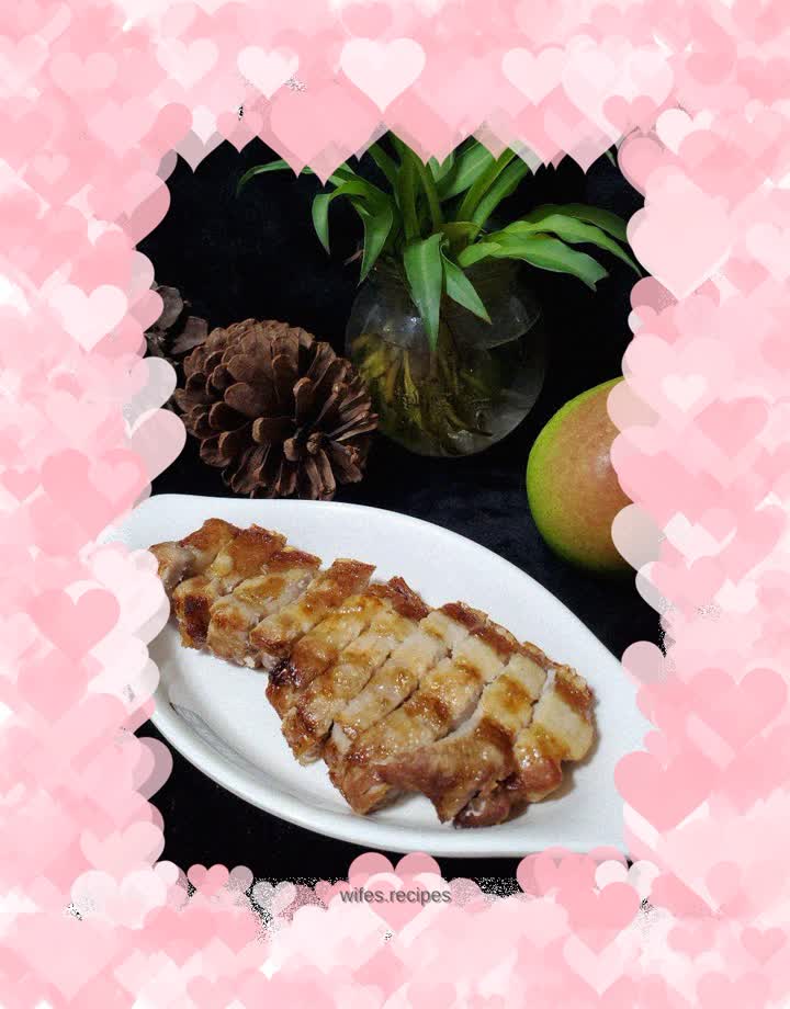 Grilled pork belly