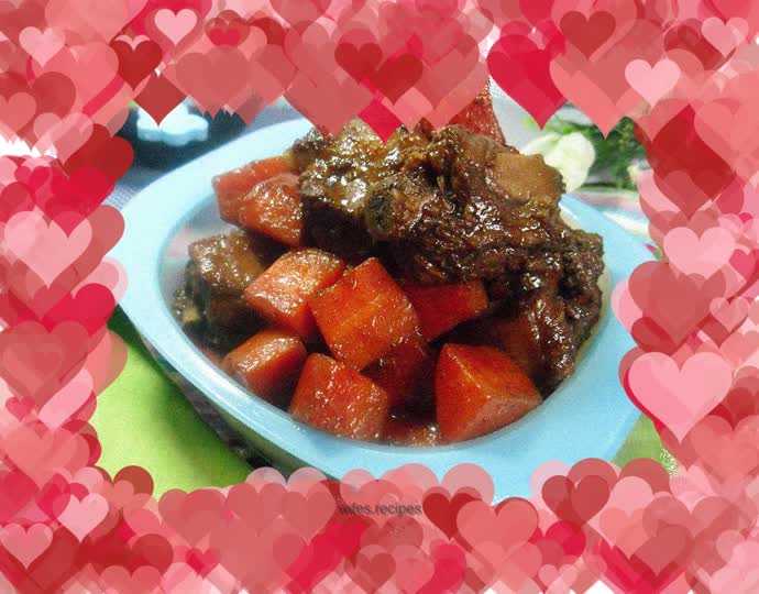 Braised Pork Ribs with Carrots