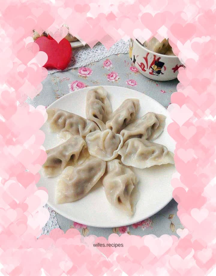 Radish and Pork Dumplings