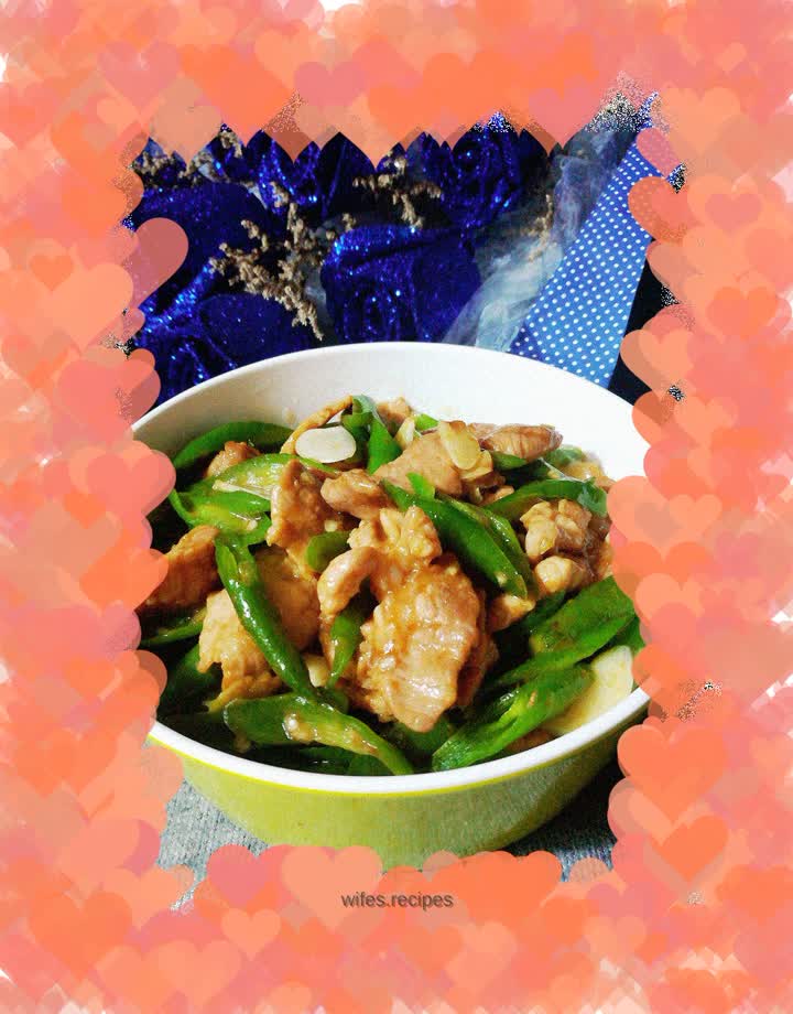 Pork slices with hot pepper