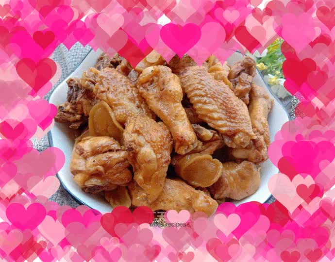 Roast Chicken with Potato Chips