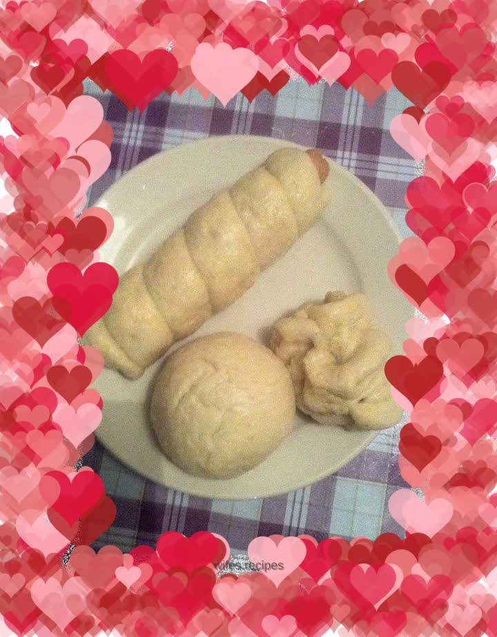 Corn grits steamed buns