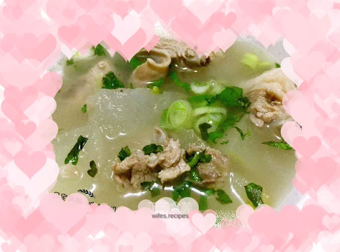Winter Melon and Lamb Chop Soup