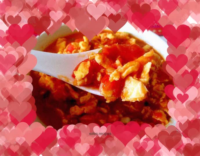520. Love yourself and others - scrambled eggs with tomatoes
