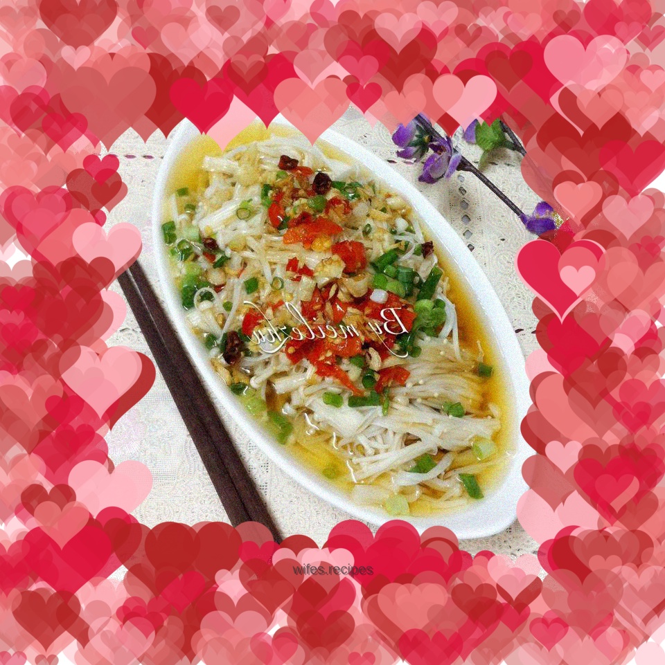 Chopped Pepper Enoki Mushroom