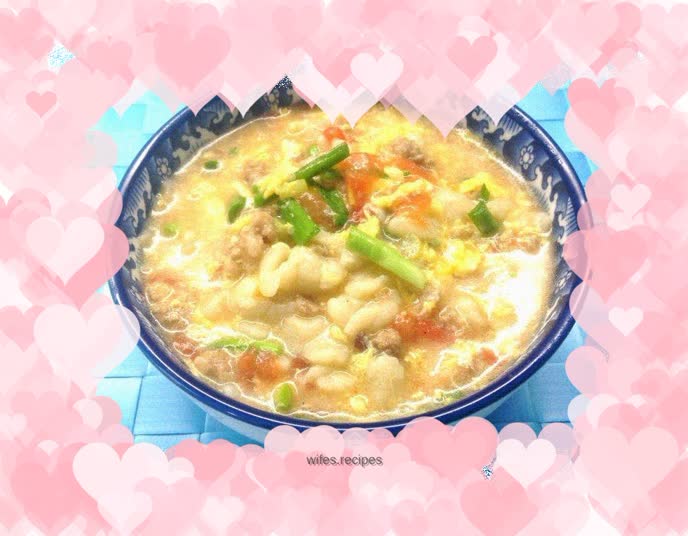 [Delicious pimple soup]------Northeastern specialty, especially delicious