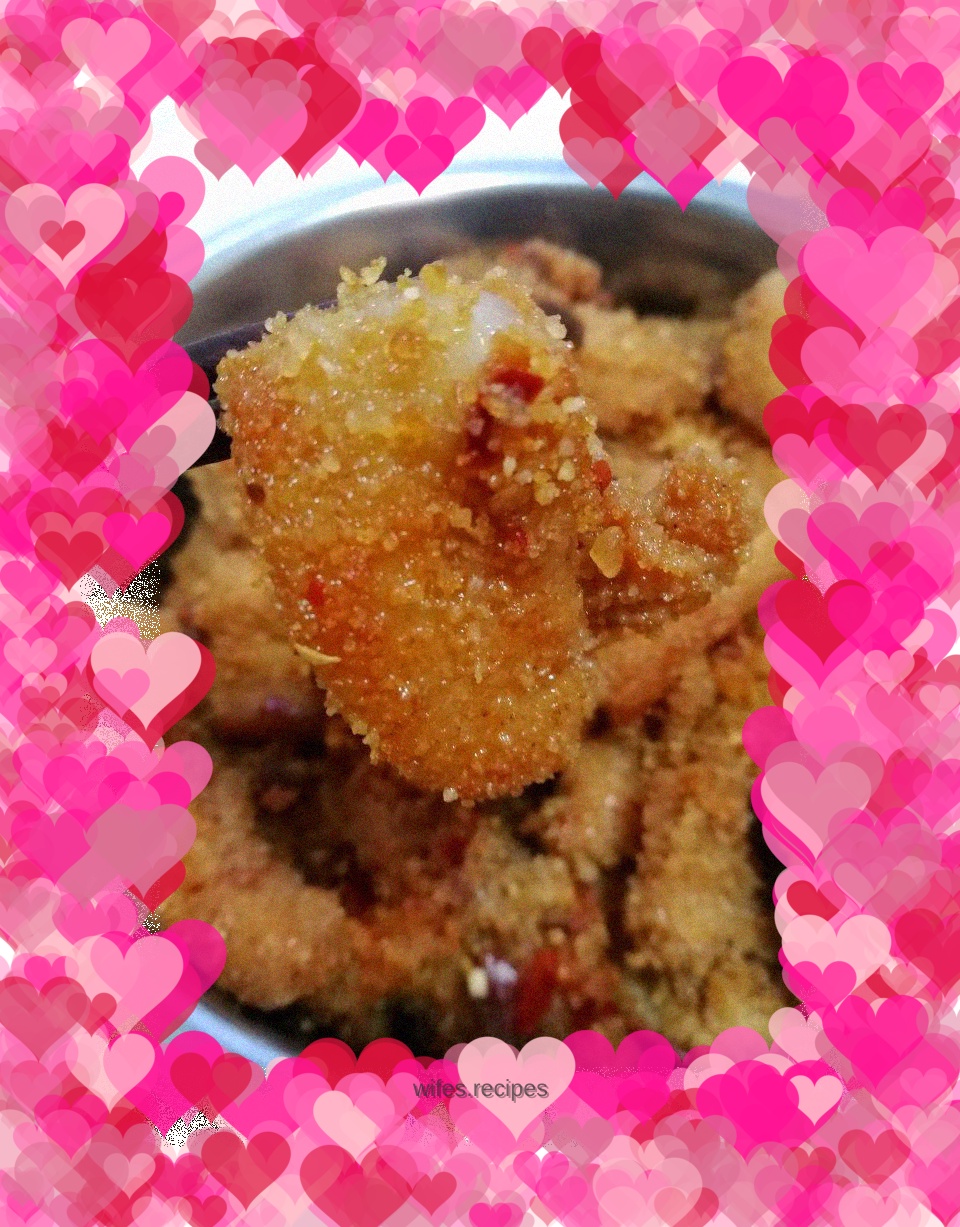 Make steamed pork with rice flour for my mother