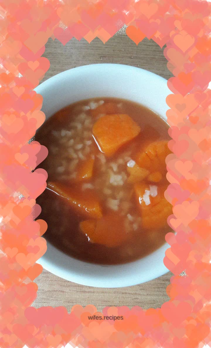 Sweet potato porridge