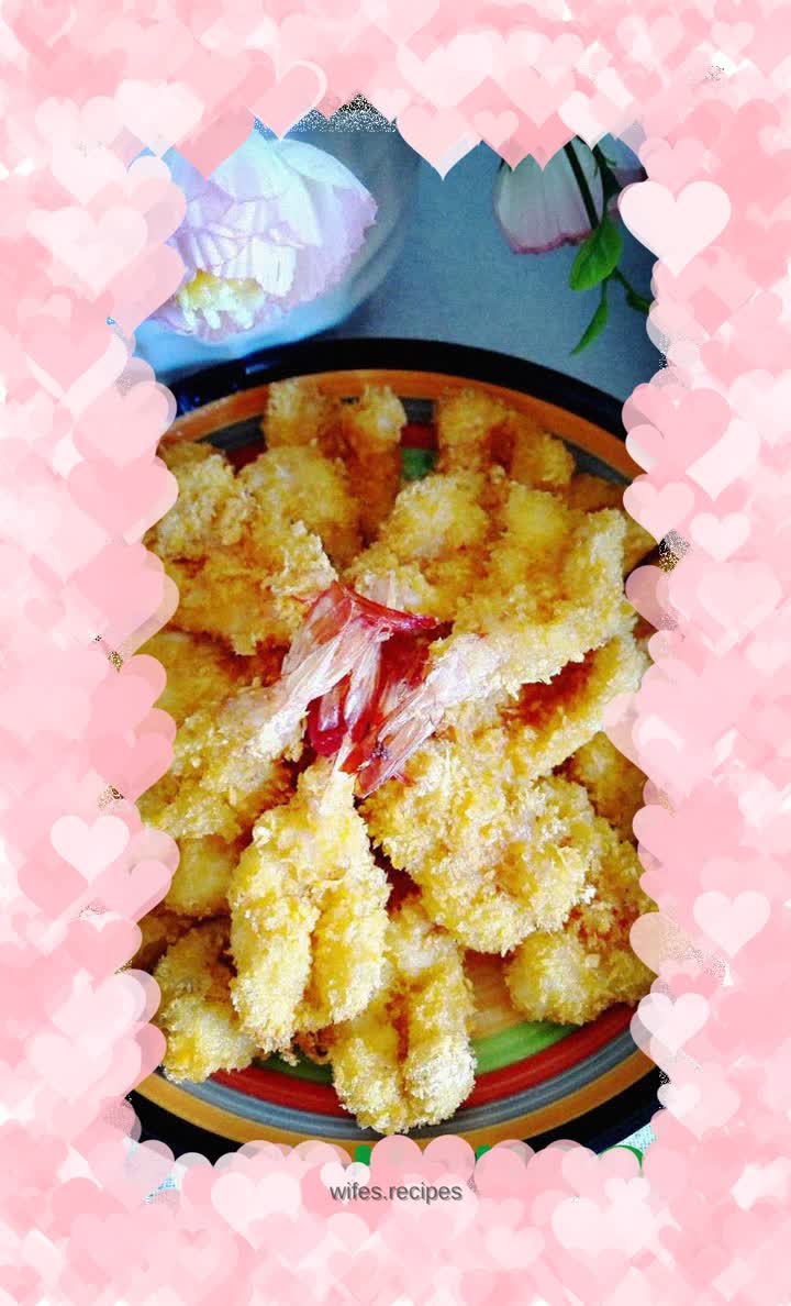 Air fryer version of fried shrimp