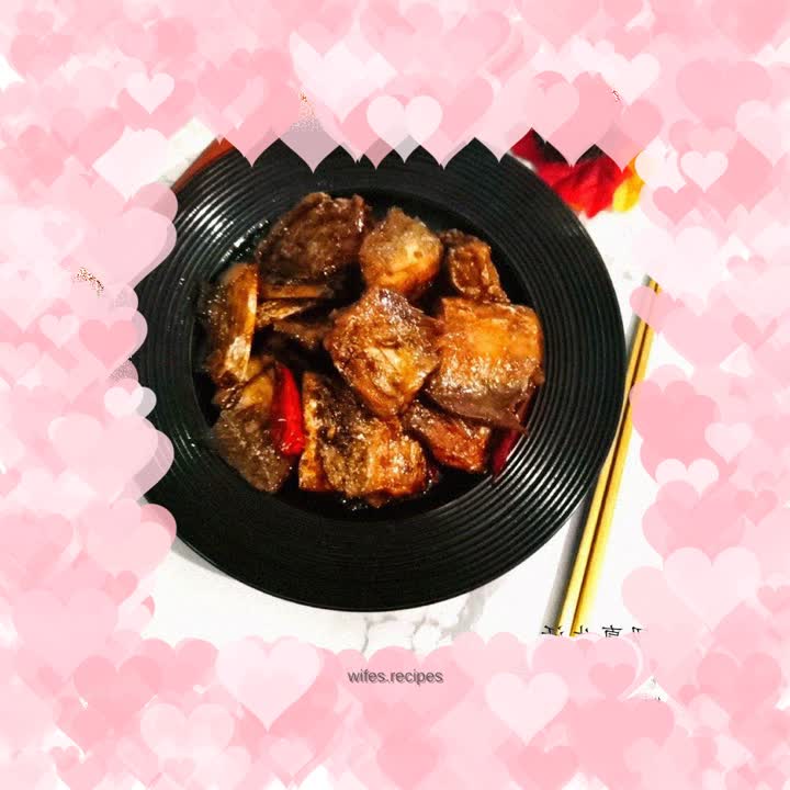 Braised hairtail fish